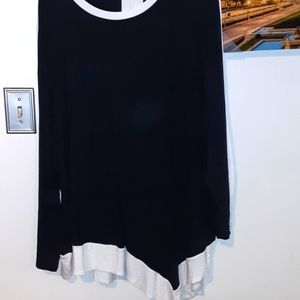 💥Colorblock long sleeve pantsuit